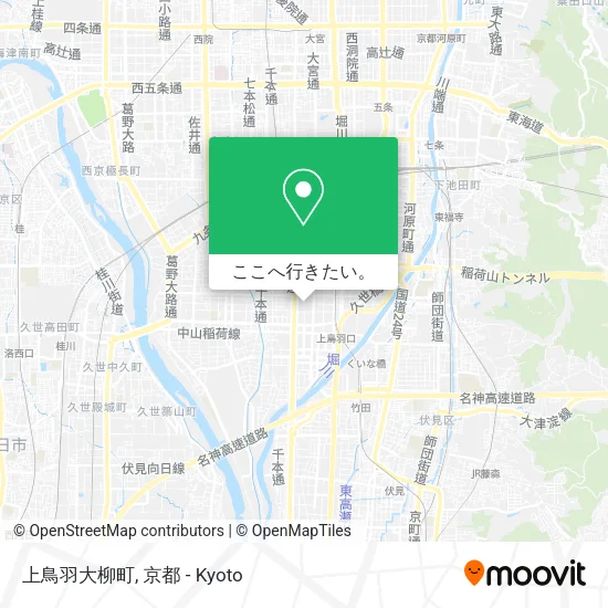 上鳥羽大柳町地図