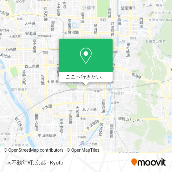 南不動堂町地図