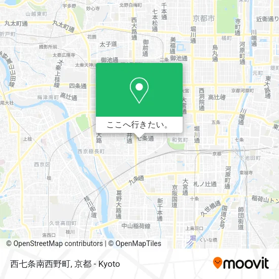 西七条南西野町地図