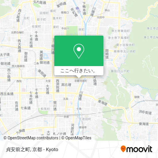 貞安前之町地図