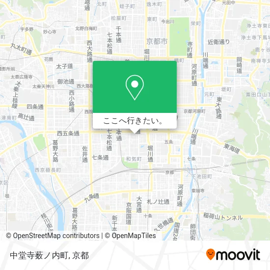 中堂寺薮ノ内町地図