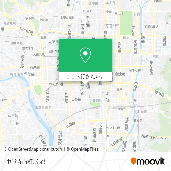 中堂寺南町地図