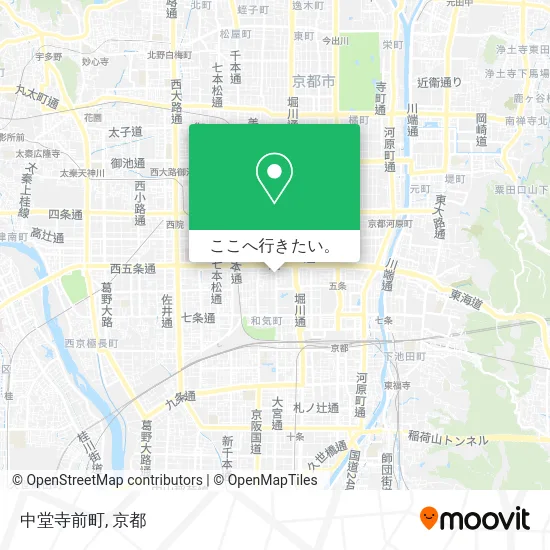 中堂寺前町地図