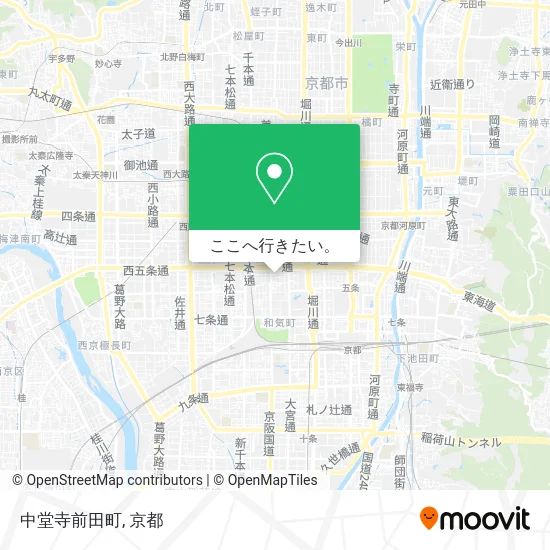 中堂寺前田町地図