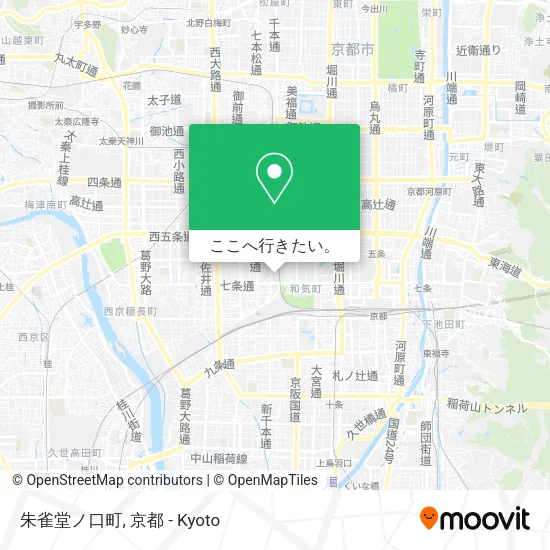 朱雀堂ノ口町地図