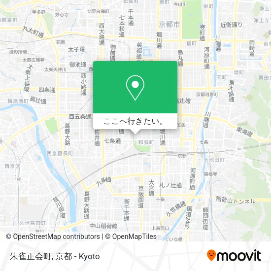 朱雀正会町地図