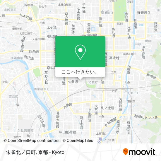 朱雀北ノ口町地図