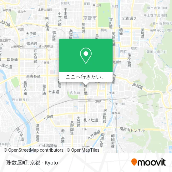珠数屋町地図