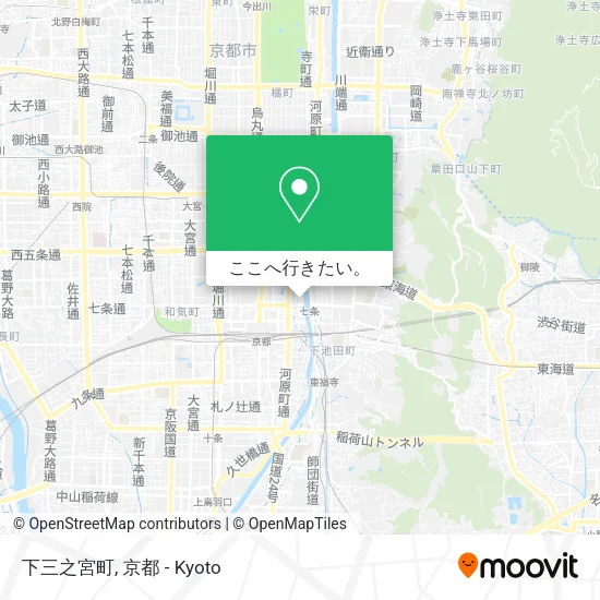 下三之宮町地図