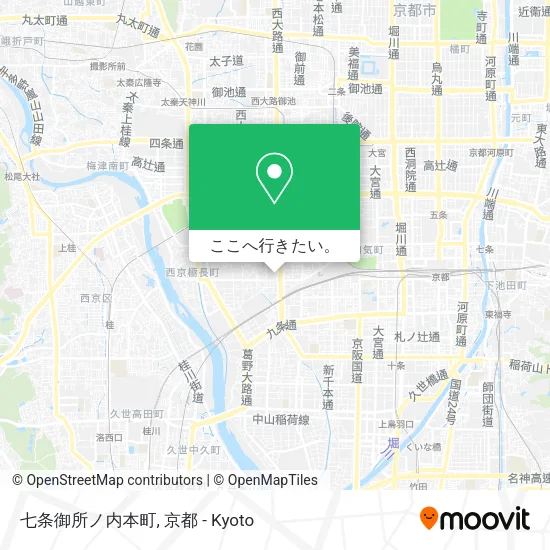 七条御所ノ内本町地図