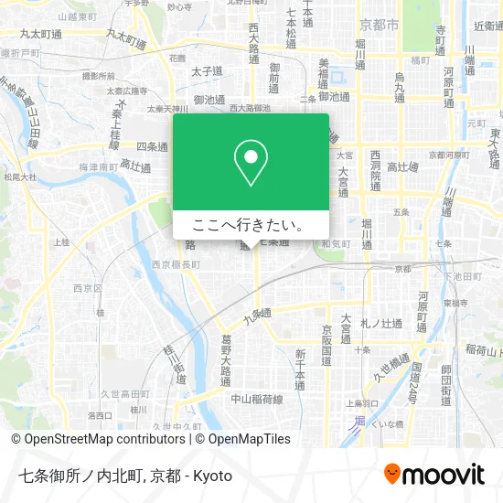 七条御所ノ内北町地図