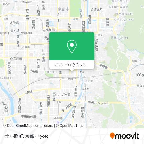 塩小路町地図