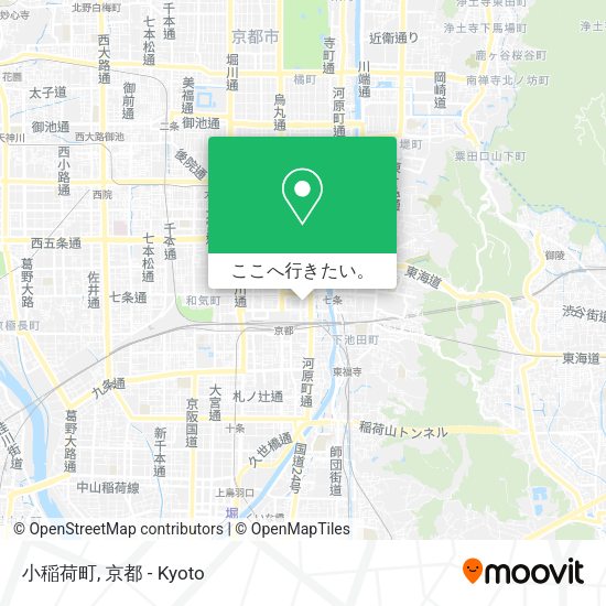 小稲荷町地図