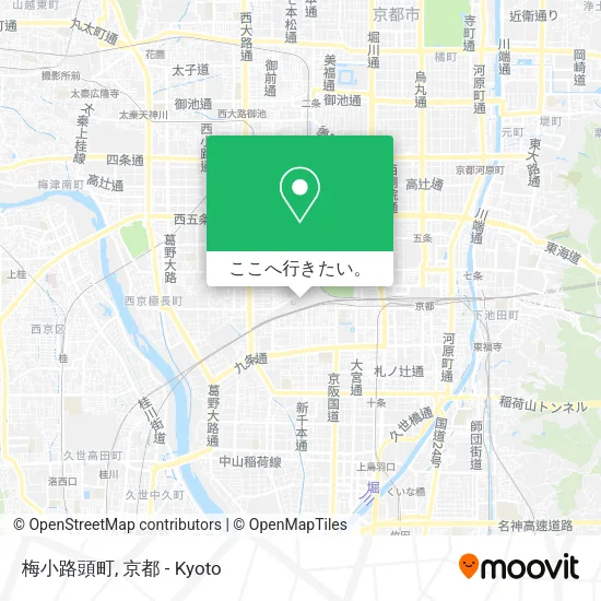 梅小路頭町地図