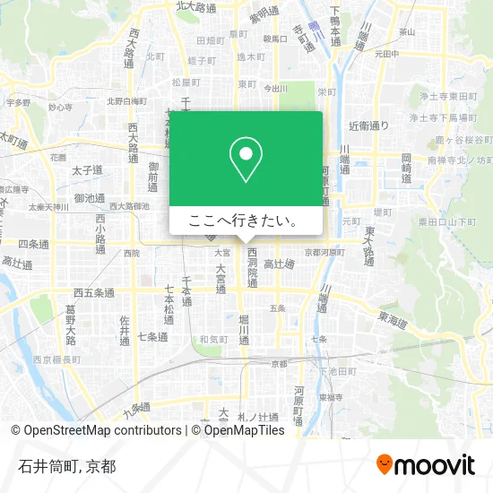 石井筒町地図
