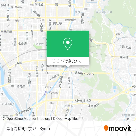 福稲高原町地図