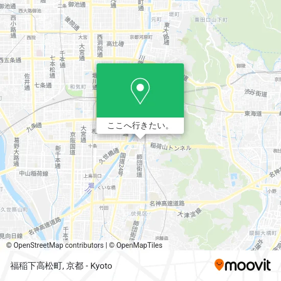 福稲下高松町地図