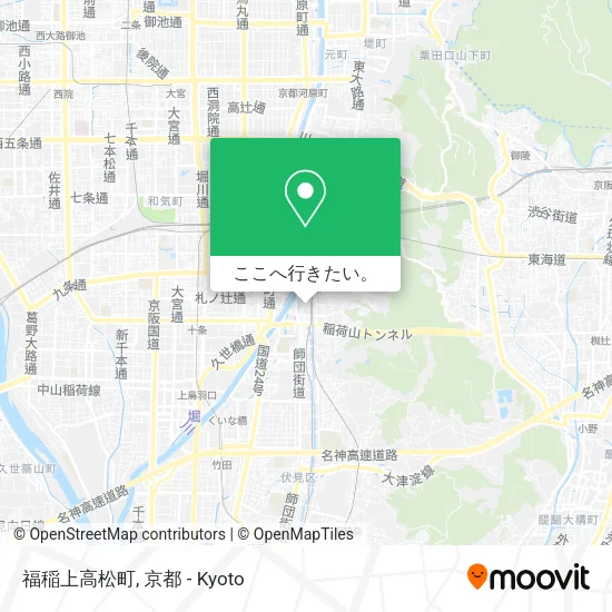福稲上高松町地図
