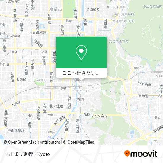 辰巳町地図