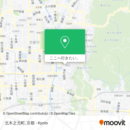 北木之元町地図