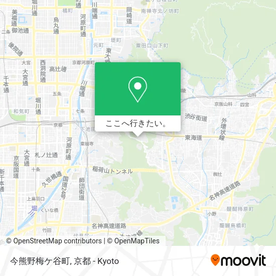 今熊野梅ケ谷町地図