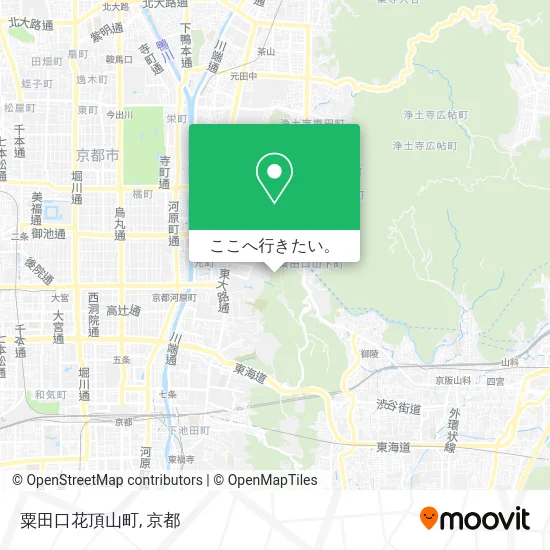 粟田口花頂山町地図