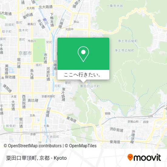 粟田口華頂町地図