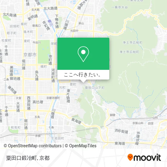 粟田口鍛冶町地図