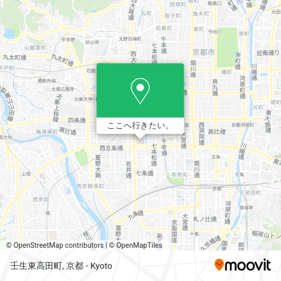 壬生東高田町地図
