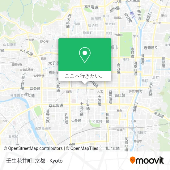 壬生花井町地図