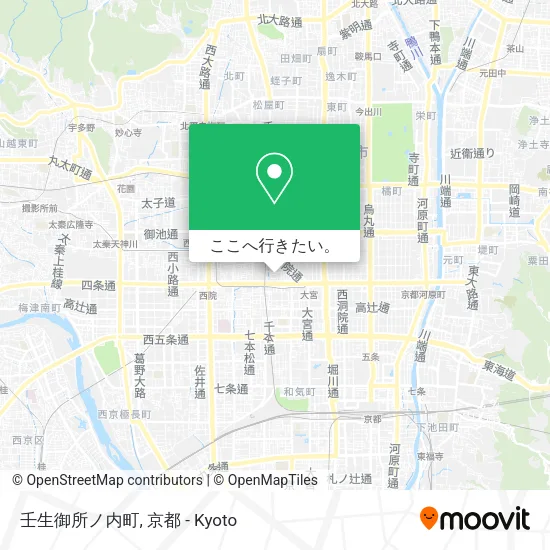 壬生御所ノ内町地図