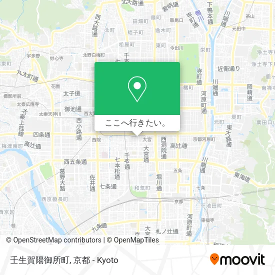 壬生賀陽御所町地図
