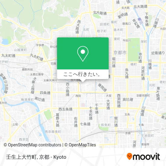 壬生上大竹町地図
