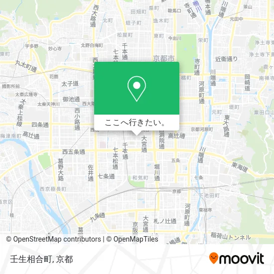 壬生相合町地図