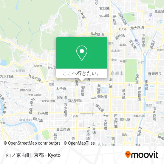 西ノ京両町地図