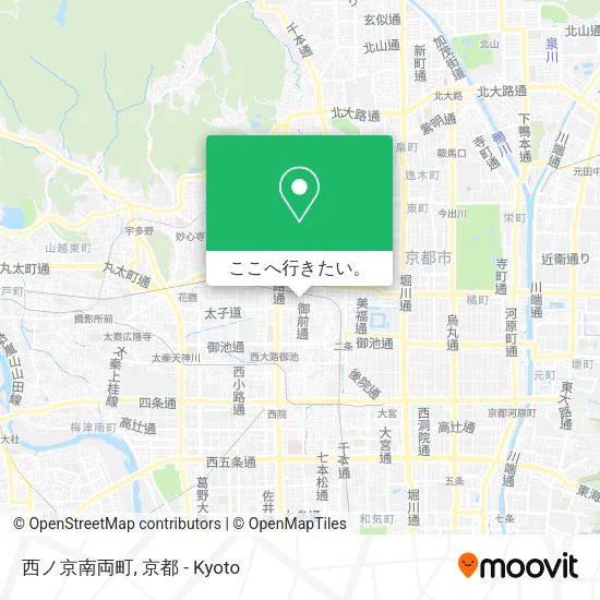 西ノ京南両町地図