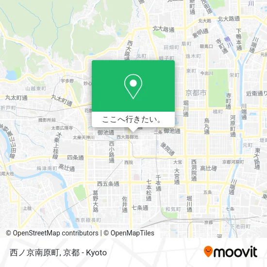 西ノ京南原町地図