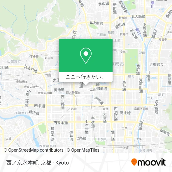 西ノ京永本町地図