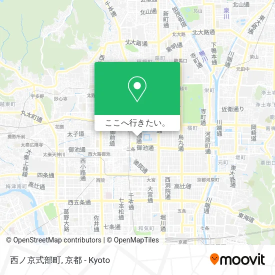 西ノ京式部町地図