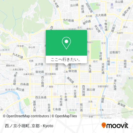 西ノ京小堀町地図