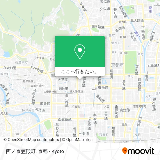 西ノ京笠殿町地図