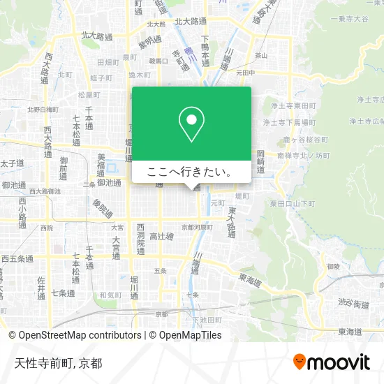 天性寺前町地図