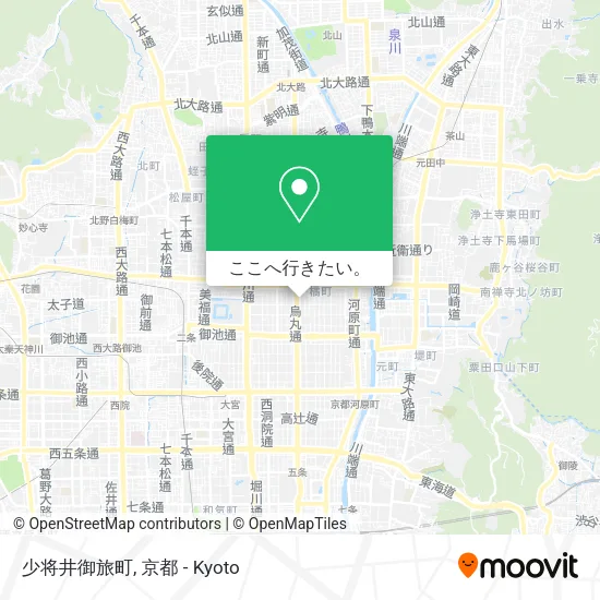 少将井御旅町地図