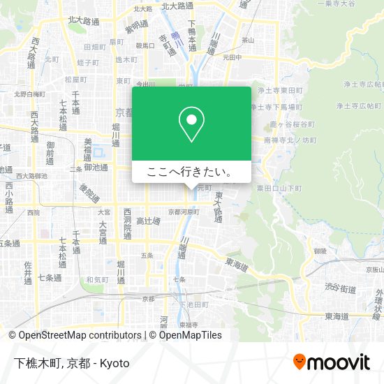 下樵木町地図