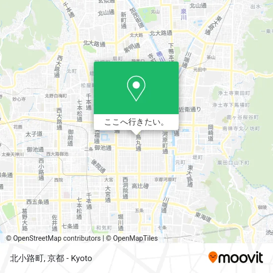 北小路町地図