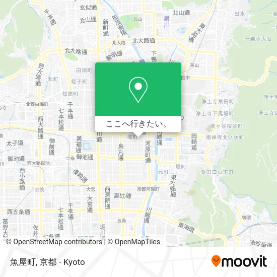 魚屋町地図