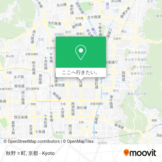 秋野々町地図