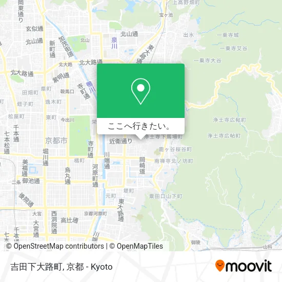 吉田下大路町地図