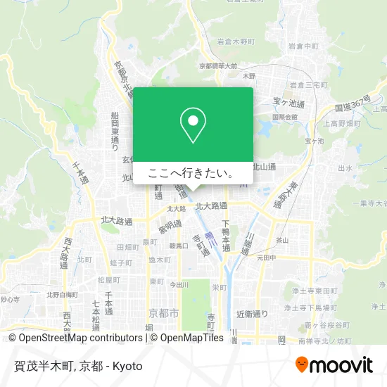 賀茂半木町地図