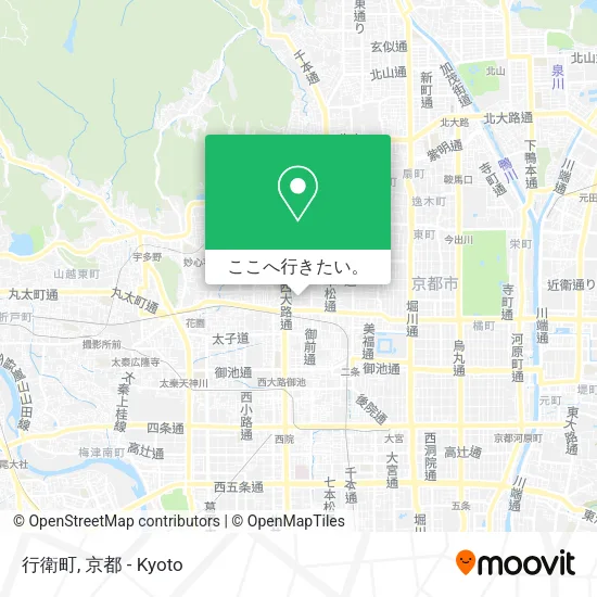 行衛町地図